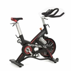 Spinning bike :  SPEED BIKE TOORX modello  SRX95. Trasmissione a cinghia / pignone fisso. Frenaggio Magnetico. Massa volanica peso 22 kg . Peso max utente :  140 kg