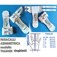 Paracalli ginnastica artistica  PIGNATTI   per PARALLELE ASIMMETRICHE -  Modello TRAINER CINGHIETTI.   Prezzo paio