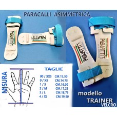 Paracalli ginnastica artistica  PIGNATTI   per PARALLELE ASIMMETRICHE -  Modello TRAINER VELCRO. Prezzo paio