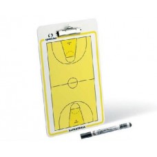 Lavagnetta coach basket tipo standard, completa di pennarello e pinza