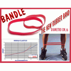 BANDLE,  Banda elastica ad anello tipo RUBBER BAND, diametro cm.16xh.2,4. 