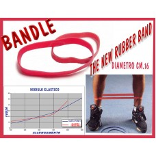 Set da 100 pezzi di  Bandle fitness:  elastici ad anello tipo RUBBER BAND - Medium Intensity -  confezione da 100 pezzi. 