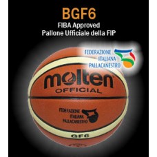 Pallone basket Molten B6G4000 (ex BGF6X) size 6 femminile, FIBA Approved - Ufficiale FIP