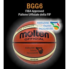 Pallone basket Molten B6G4500 (ex BGG6X), size 6 femminile. FIBA Approved-Ufficiale FIP - SERIE A