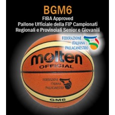 Pallone basket Molten B6G3800 (ex GM6X) , size 6 Femminile.  FIBA APPROVED - Ufficiale FIP