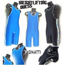 WEIGHTLIFTING DRESS: COSTUME-SUIT SOLLEVAMENTO PESI IN  LYCRA nuovo modello MASCHILE A BERMUDA