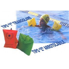 Braccioli nuoto  Professional modello "Z" arrotolabile, monocamera gonfiabile, misura unica. PREZZO PAIO