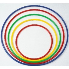 Cerchi ginnastica ritmica in PVC antiurto a sezione circolare diametro cm.80, FGI
