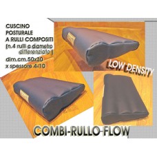 Combi-Rullo-Flow:cuscino posturale a rulli compositi(4 rulli a diametro differenziato), dim.cm.50x30
