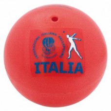 Elastic Ball : Pallone elastico per pallapugno FIPAP diametro mm.110, peso gr.90. Col.rosso