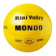 Pallone minivolley Mondo in PVC soft doppio strato, colore giallo 