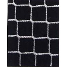 Rete cinzione tennis maglia 4x4 in nylon saldata, filo diametro mm.3, bianca  52. 