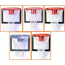 Retine pallacanestro modello EXTRA LONG. In polietilene extra pesante filo mm.7. Coppia
