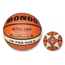 Pallone basket Mondo SB-PRO 6 sintetico ultra grip. Official Weight and Size