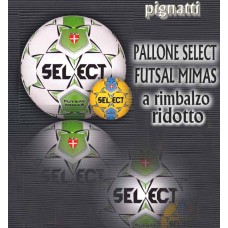 Pallone SELECT modello FUTSAL MIMAS a rimbalzo controllato. size 4. Garanzia anni 2