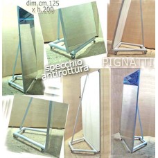 NEW: Specchio da parete  Pignatti, nuovo modello  antirottura antinfortunistica dim.cm.125