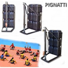 Impianto Sitting Volley  modello autoportante con taniche di zavorramento. Prezzo coppia/Kit completo (rete e protezioni escluse)